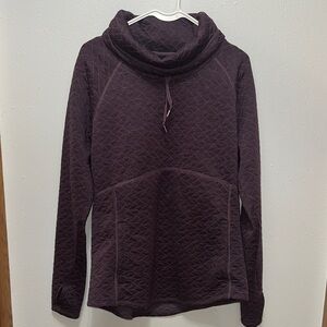 Marmot Women's Quilted Cowl Neck Sweater - Deep Purple